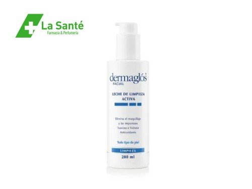 Dermaglós Facial Leche De Limpieza activa 200Ml