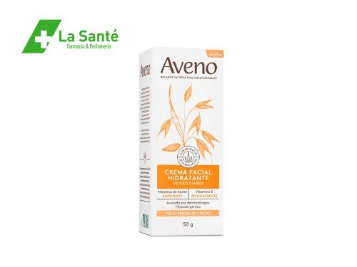 Crema Facial Hidratante Aveno Pieles Sensibles y Secas 50g