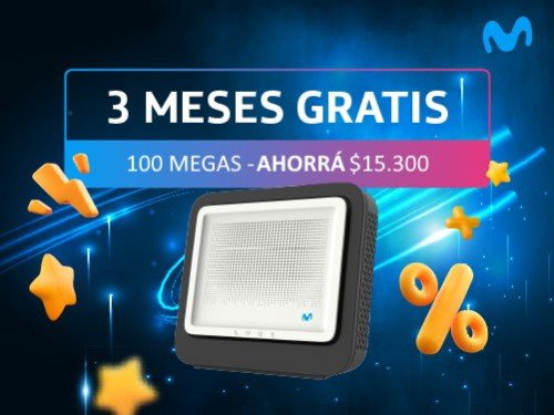 Internet Movistar Fibra - 3 meses GRATIS de WIFI