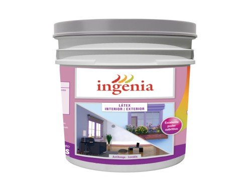 Pintura Látex INGENIA X 20 L Interior Exterior Excelente Calidad