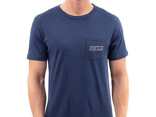 REMERA AZUL HOMBRE JACK BASE O'NEILL ESTAMPA BOLSILLO