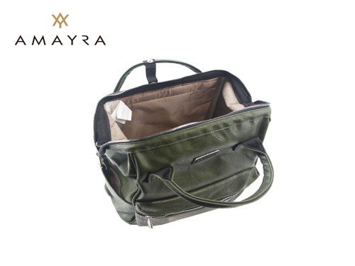 MOCHILA AMAYRA SQUARE VERDE MILITAR