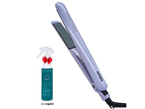 Planchita De Pelo Classic Titanium 230ªC Atma + Protector Térmico