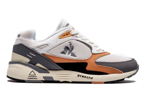 Zapatillas Le Coq Sportif Lcs R1100 OG Blanco Gris Estilo Deportivas