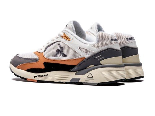 Zapatillas Le Coq Sportif Lcs R1100 OG Blanco Gris Estilo Deportivas