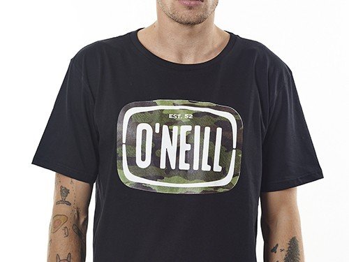 REMERA NEGRA DE HOMBRE ULU O'NEILL