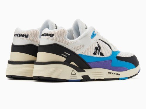 Zapatillas Le Coq Sportif Lcs R1100 OG Blanco Azul Estilo Deportivas