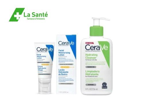 Combo Cerave Limpiador Hidratante + Loción Hidratante Dia Facial