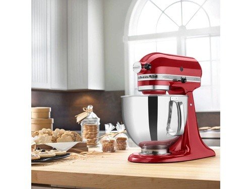 Batidora KitchenAid Artisan KSM150PSRER Bowl de Acero 4.83 Lts Roja