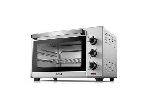 Horno Eléctrico BGH SILVER BHE35S22 1600W 35 Lts Doble Grill Función