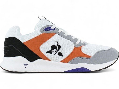 Zapatillas Le Coq Sportif R500 Optical Blanco Naranja Azul Deportivas