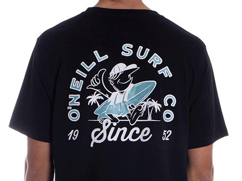 REMERA NEGRA HOMBRE  FIFTY TWO O'NEILL