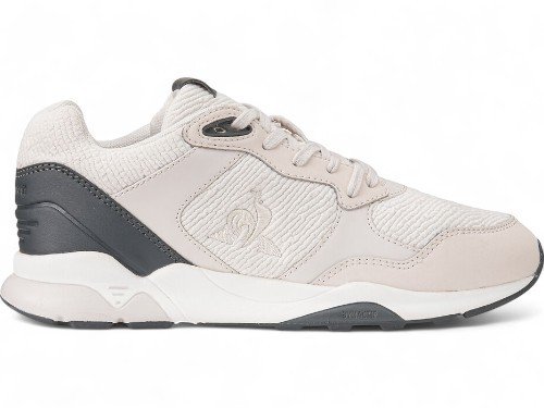 Zapatillas Le Coq Sportif Lcs R500 Beige Gris Mujer Deportivas