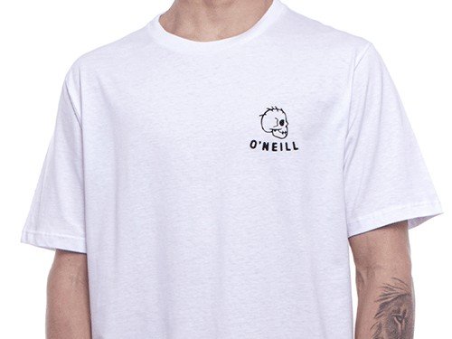 REMERA BLANCA HOMBRE SKATE BONES O'NEILL