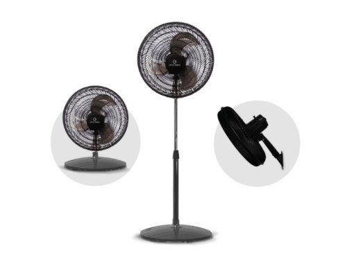 Ventilador 18" 3 En 1 Whitenblack VPWB18M Aspas Metalicas