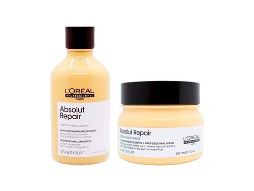 Kit Loreal Absolut Repair Combo Shampoo X250 + Máscara X200