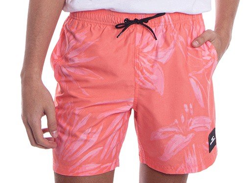 TRAJE DE BAÑO FLORAL CORAL HOMBRE 16" O'NEILL