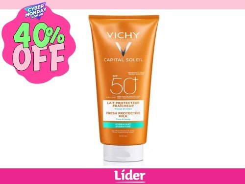 VICHY Capital Soleil Leche Hidratante FPS 50+ x 300 ml.