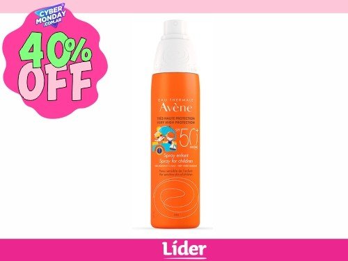 AVENE Protector Solar Spray para Niños SPF 50+ x 200 ml.