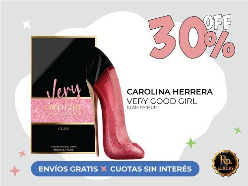 30% off CAROLINA HERRERA VERY GOOD GIRL GLAM PARFUM 80 ml