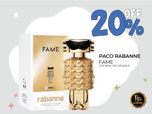 20% off PACO RABANNE FAME EDP 80 Ml RECARGABLE