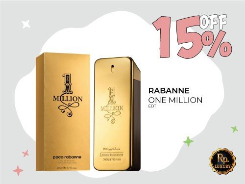 15% off PACO RABANNE ONE MILLION EDT 50 ml