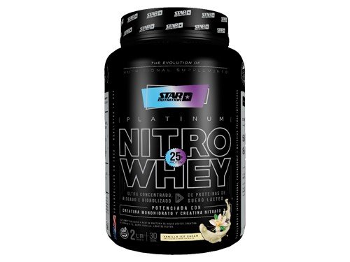 Suplemento Star Nutrition Nitro Whey Protein 2 Lbs - Sabor: Vainillla