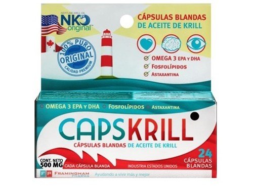 Capskrill Omega 3 Aceite Krill 500mg 24 Cápsulas Blandas