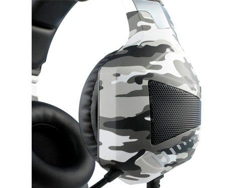 Auriculares On-ear Smartlife Headset Gamer Luz Rgb Camogrey