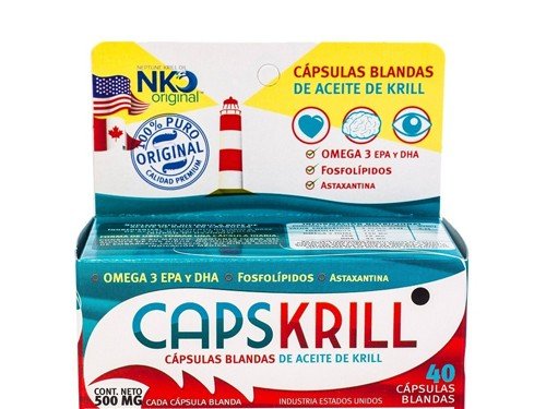 Capskrill Omega 3 Aceite De Krill 40 Cápsulas