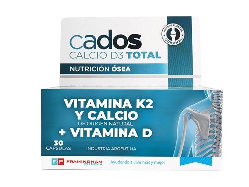 Suplemento Dietario Cados Total Nutrición Ósea x 30 Cápsulas