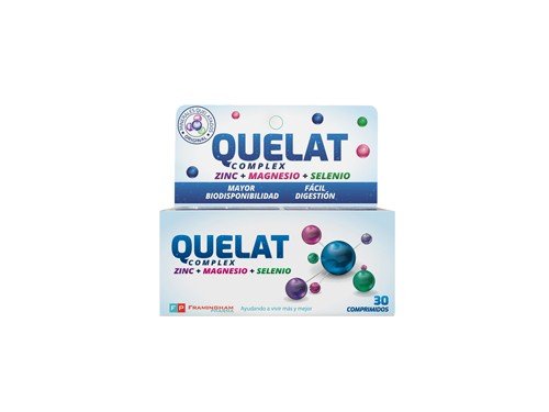 Quelat Complex Zinc Magnesio Selenio Framingham Pharma 30 Comprimidos