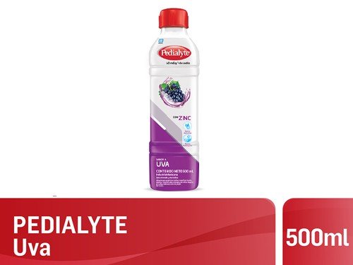 Pedialyte Suplemento Rehidratante Manzana 500ml - Color: Uva