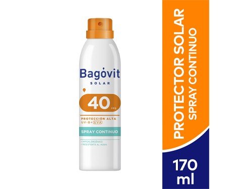 Bagovit Protector Solar Fps40 Spray Continuo 170ml