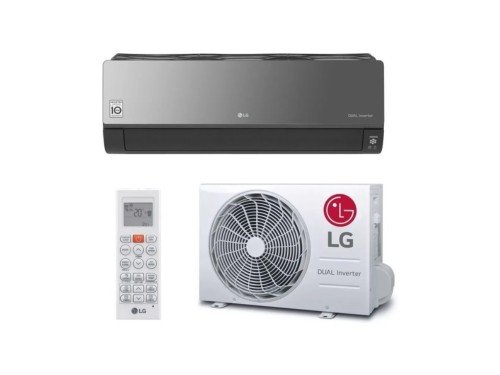 LG Artcool Inverter ThinQ S4-W18KLRPA aire acondicionado negro 220V