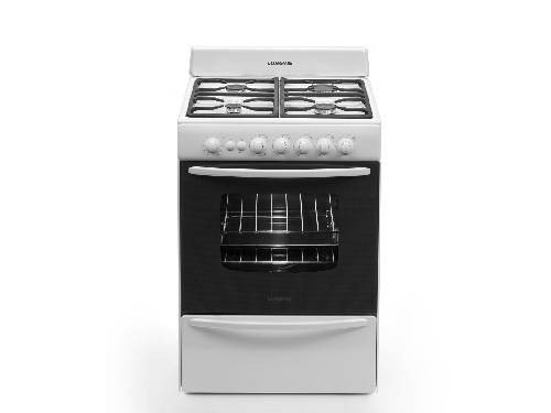 Cocina Longvie Horno 56 CM 4 hornallas Blanco