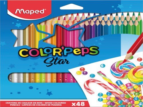 Lápices color peps x48 Maped