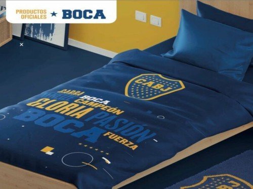 Sabanas Boca Juniors licencia oficial 1 1/2 Plazas