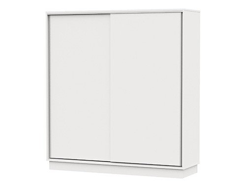 Placard Dielfe 2 Puertas 2 Cajones Blanco PE180-B