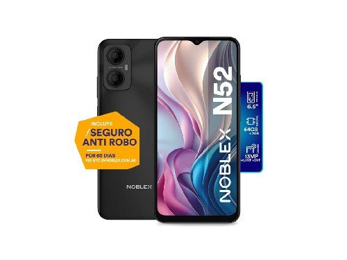 CELULAR NOBLEX N52 64GB NEGRO