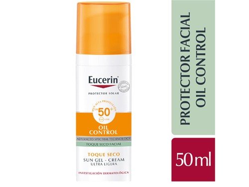 Protector solar Eucerin Oil Control Sun Gel FPS 50 50 ml