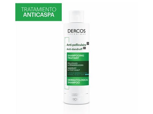 Shampoo Anticaspa Vichy Dercos Cabello Normal a Graso200ml