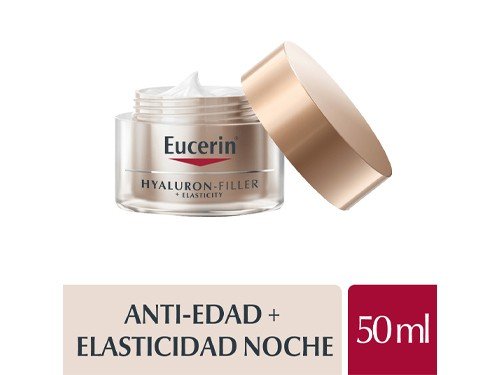 Crema de noche Eucerin HYALURON-FILLER + Elasticity x 50 ml