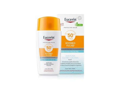 Protector solar facial Eucerin Hydro Fluid FPS 50 50 ml