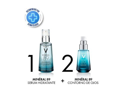 Combo Kit Vichy Mineral 89 50ml + Mineral 89 Contorno Ojos 15ml