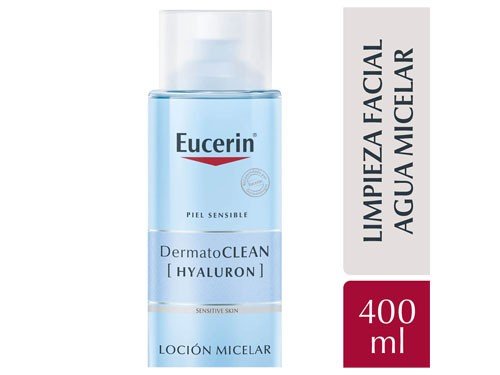 Loción micelar limpiadora 3 en 1 Eucerin DermatoCLEAN x 400 ml