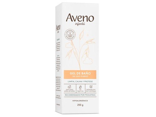 Aveno Gel de Baño Infantil Bebes Niños con Avena 250g