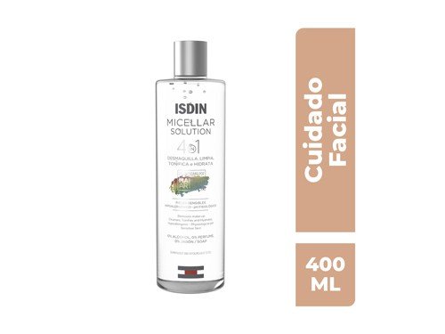 Desmaquillante Limpiador Isdin Micellar Solution 400ml