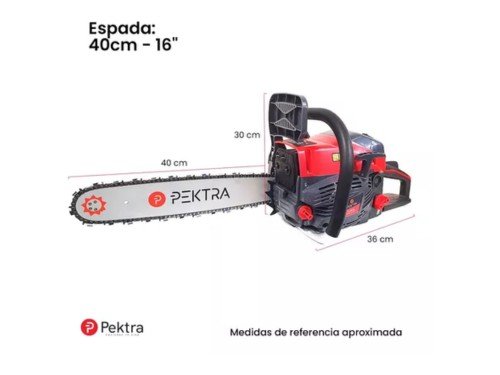 MOTOSIERRA A EXPLOSION 45CC ESPADA DE 16 CM PEKTRA