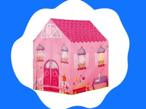 Carpita Casita Grande Infantil Rosa Desmontable